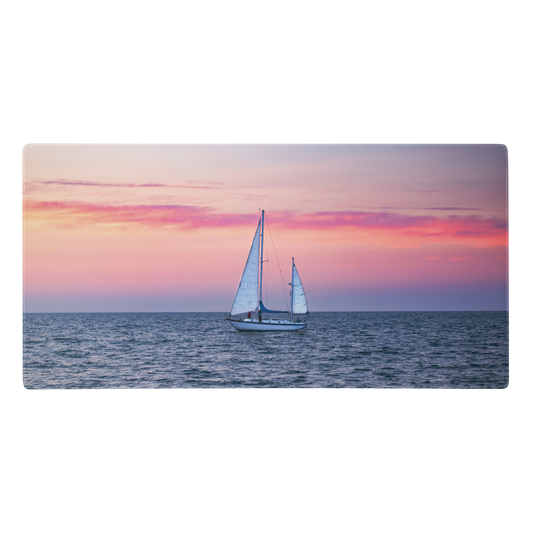 Sailing Sunset Gaming mouse pad